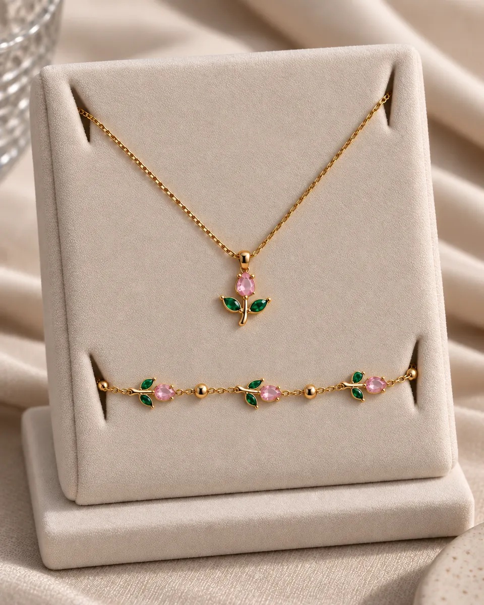 Mini Pink Tulip Set