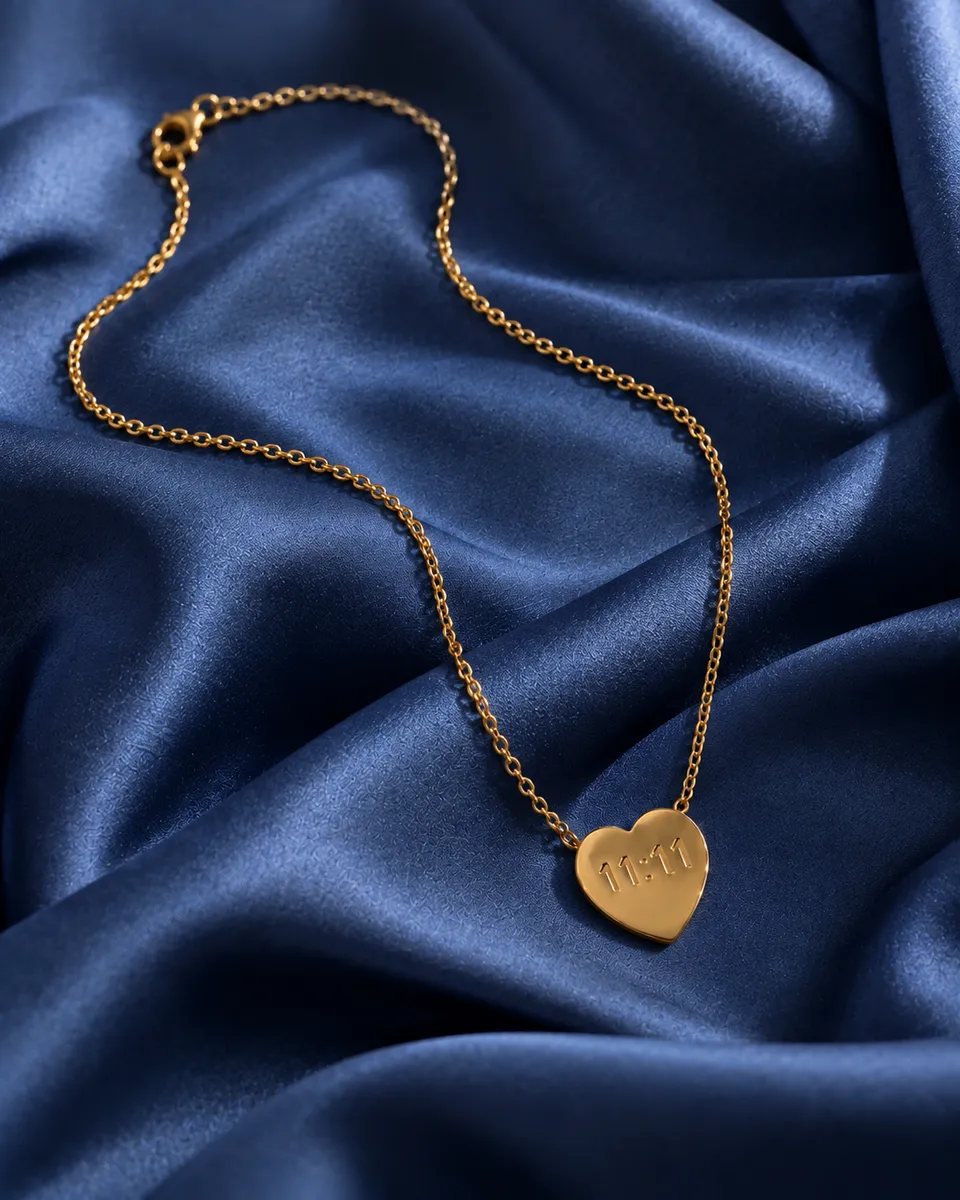 Minimal 11:11 heart chain 2
