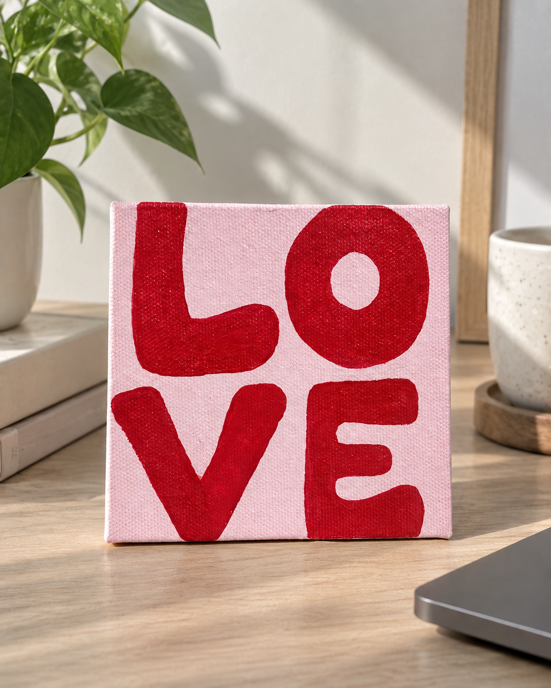 "LOVE" Mini Canvas 3