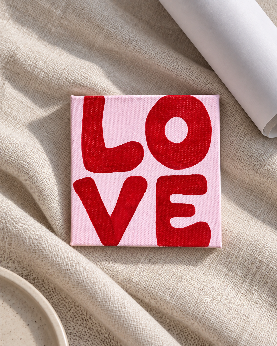 "LOVE" Mini Canvas 5