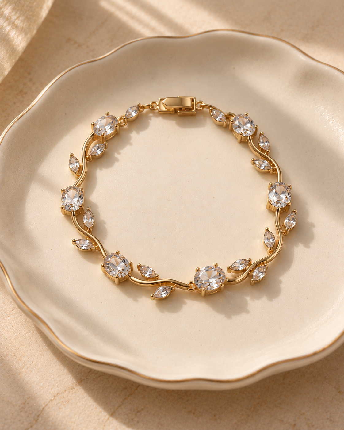 White tulip bracelet 4