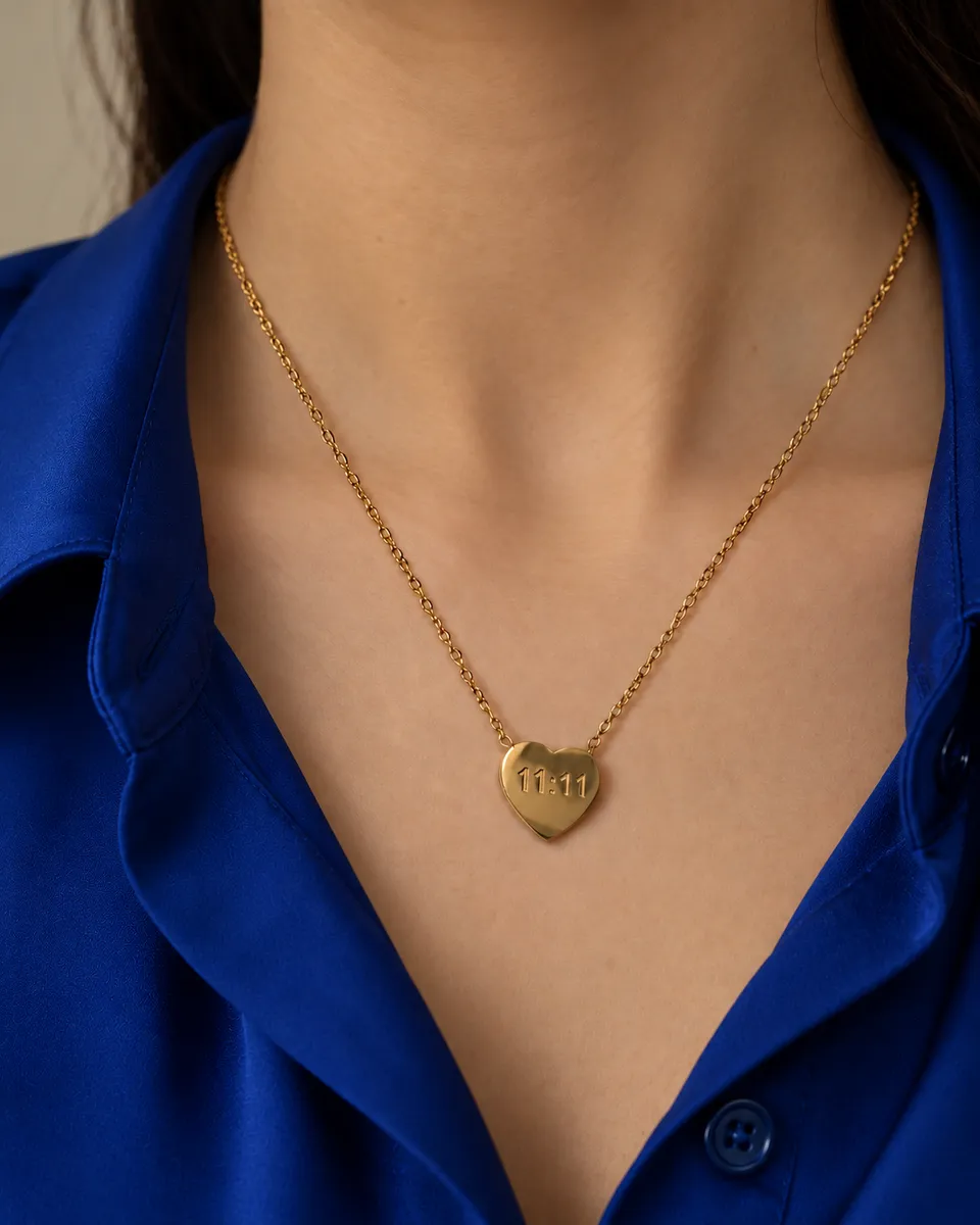 Minimal 11:11 heart chain 1